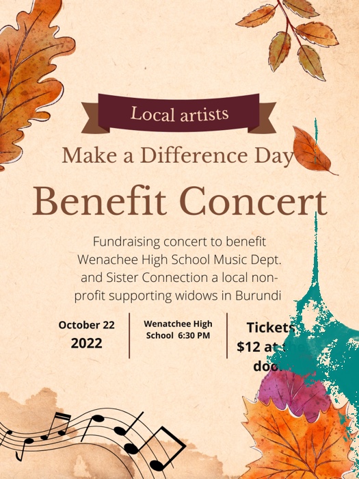 Attend a Benefit  Concert at WHS