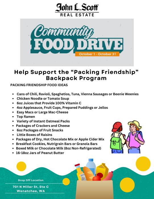 Community Food Drive - Packing Friendship